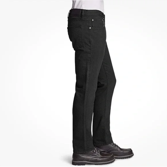 Eddie Bauer Men's Slim Black Denim NWT - Picture 3 of 6